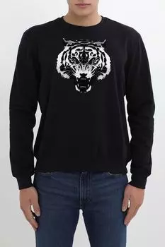 Свитшот хлопковый с принтом Antony Morato