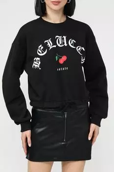 Свитшот хлопковый с принтом BELUCCI