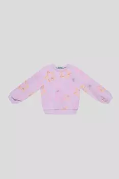 Свитшот хлопковый с принтом Benetton