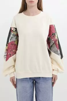 Свитшот хлопковый с принтом Christian Lacroix Desigual