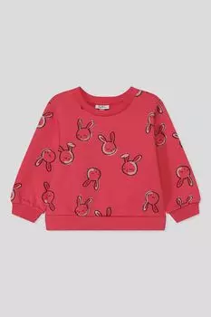 Свитшот хлопковый с принтом Fagottino