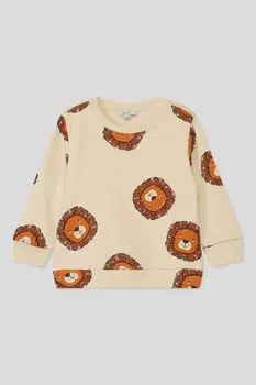 Свитшот хлопковый с принтом Fagottino