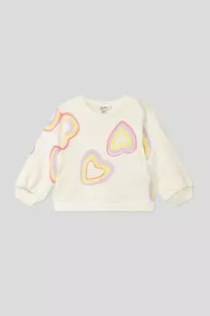 Свитшот хлопковый с принтом Fagottino