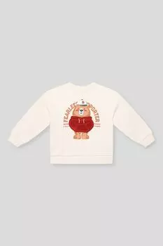 Свитшот хлопковый с принтом Fagottino