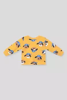 Свитшот хлопковый с принтом Fagottino