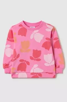 Свитшот хлопковый с принтом Fagottino