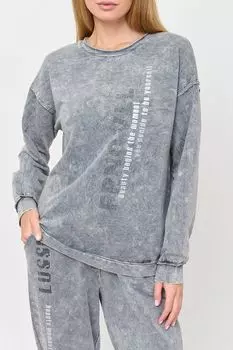 Свитшот хлопковый с принтом Franco Vello