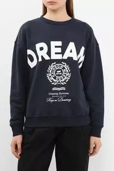 Свитшот хлопковый с принтом GAS