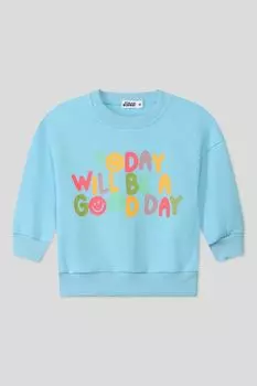 Свитшот хлопковый с принтом GIOCO