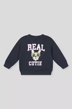 Свитшот хлопковый с принтом GIOCO