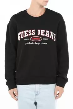 Свитшот хлопковый с принтом Guess Jeans