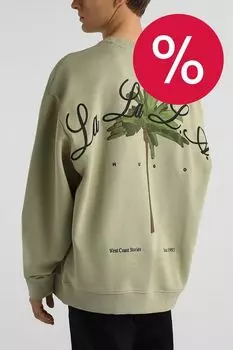 Свитшот хлопковый с принтом HUGO