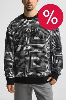 Свитшот хлопковый с принтом Karl Lagerfeld