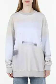 Свитшот хлопковый с принтом Лодки на песке.Тамань ARTOGRAPH