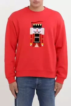 Свитшот хлопковый с принтом MARCO DI RADI