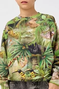 Свитшот хлопковый с принтом Molo