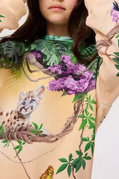 Свитшот хлопковый с принтом Molo