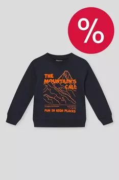 Свитшот хлопковый с принтом OVS