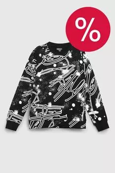 Свитшот хлопковый с принтом OVS