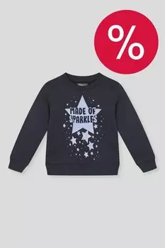 Свитшот хлопковый с принтом OVS