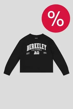 Свитшот хлопковый с принтом OVS