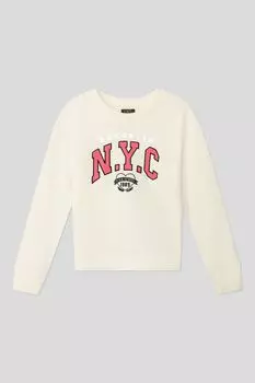 Свитшот хлопковый с принтом OVS