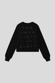 Свитшот хлопковый с принтом OVS