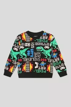 Свитшот хлопковый с принтом OVS