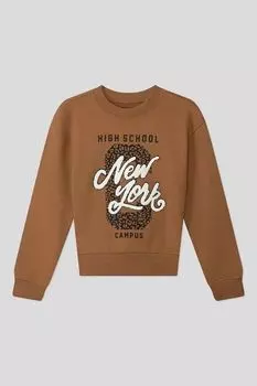 Свитшот хлопковый с принтом OVS