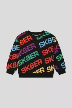 Свитшот хлопковый с принтом OVS