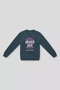 Свитшот хлопковый с принтом OVS