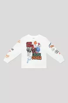 Свитшот хлопковый с принтом OVS