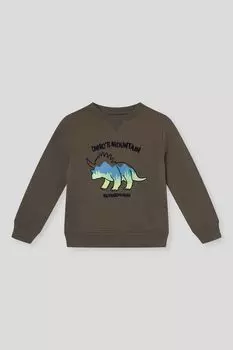 Свитшот хлопковый с принтом OVS