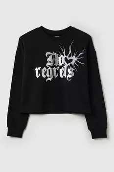 Свитшот хлопковый с принтом OVS