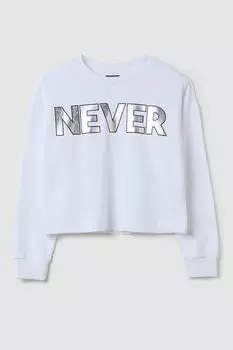 Свитшот хлопковый с принтом OVS