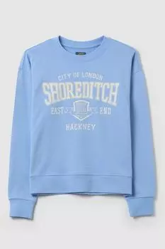 Свитшот хлопковый с принтом OVS