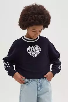 Свитшот хлопковый с принтом OVS