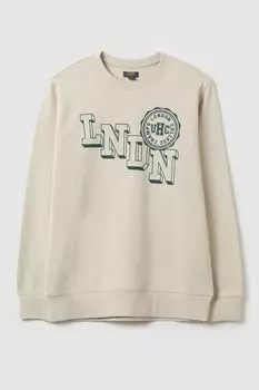 Свитшот хлопковый с принтом OVS