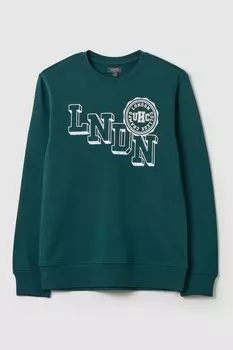 Свитшот хлопковый с принтом OVS