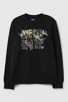 Свитшот хлопковый с принтом OVS