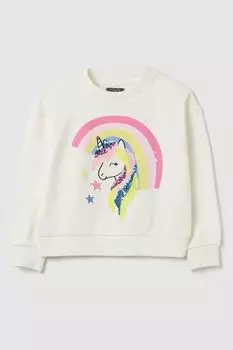 Свитшот хлопковый с принтом OVS