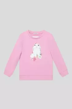 Свитшот хлопковый с принтом TOM TAILOR