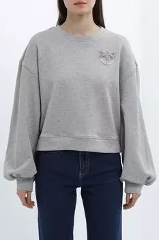 Свитшот хлопковый с пышным рукавом Pinko