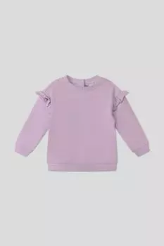 Свитшот хлопковый с рюшами Fagottino