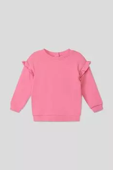 Свитшот хлопковый с рюшами Fagottino