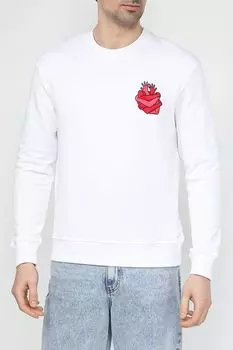 Свитшот хлопковый с вышивкой MARCO DI RADI