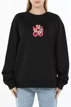 Свитшот хлопковый свободного кроя HUGO