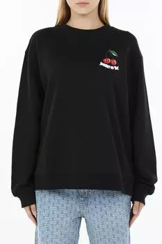 Свитшот хлопковый свободного кроя HUGO