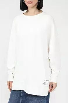 Свитшот хлопковый удлиненный с разрезами Marc O'Polo