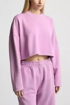 Свитшот хлопковый укороченный HUGO